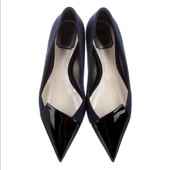 Christian Dior Pointed Toe Flats - Picture 1 of 9